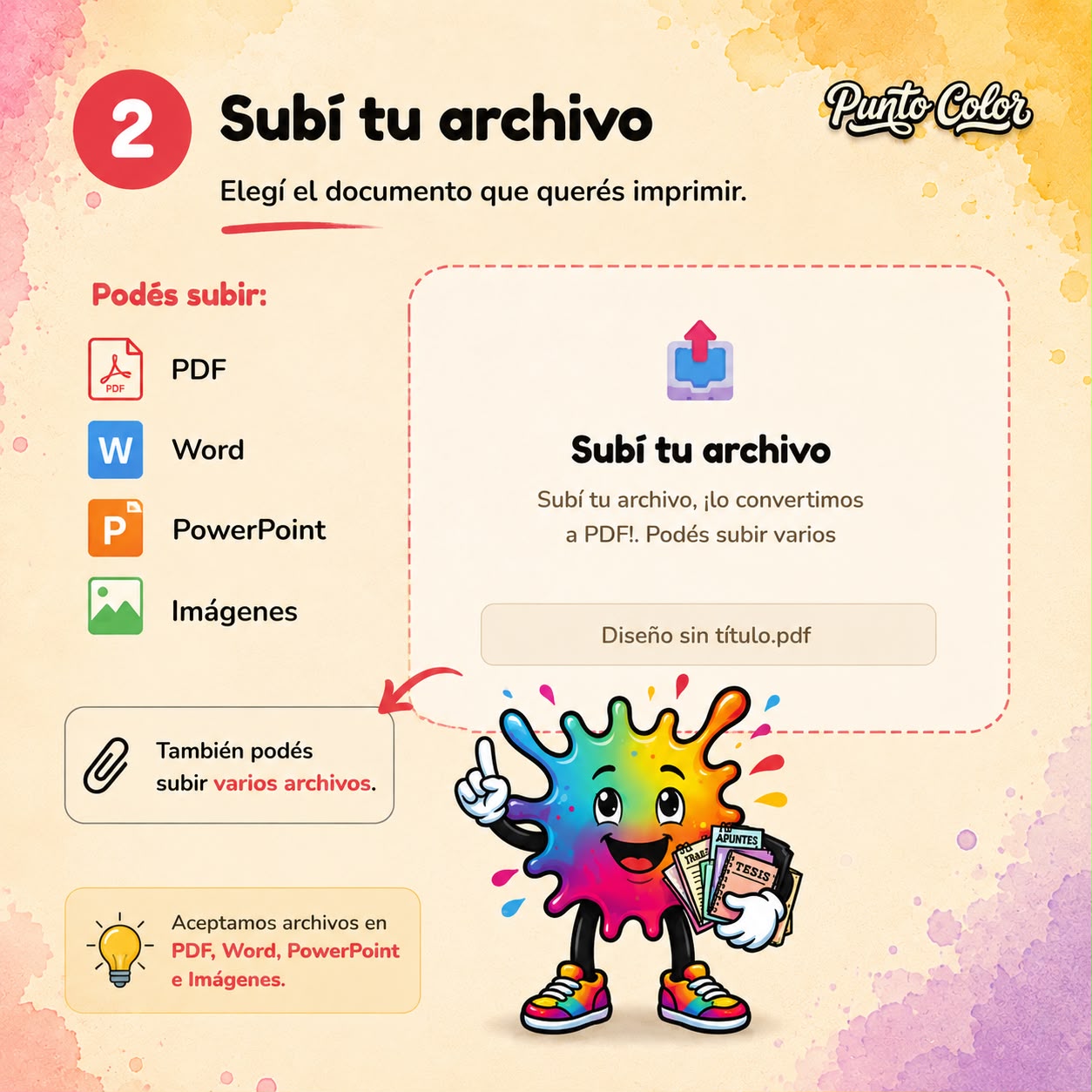 Paso 1: Subí tu archivo